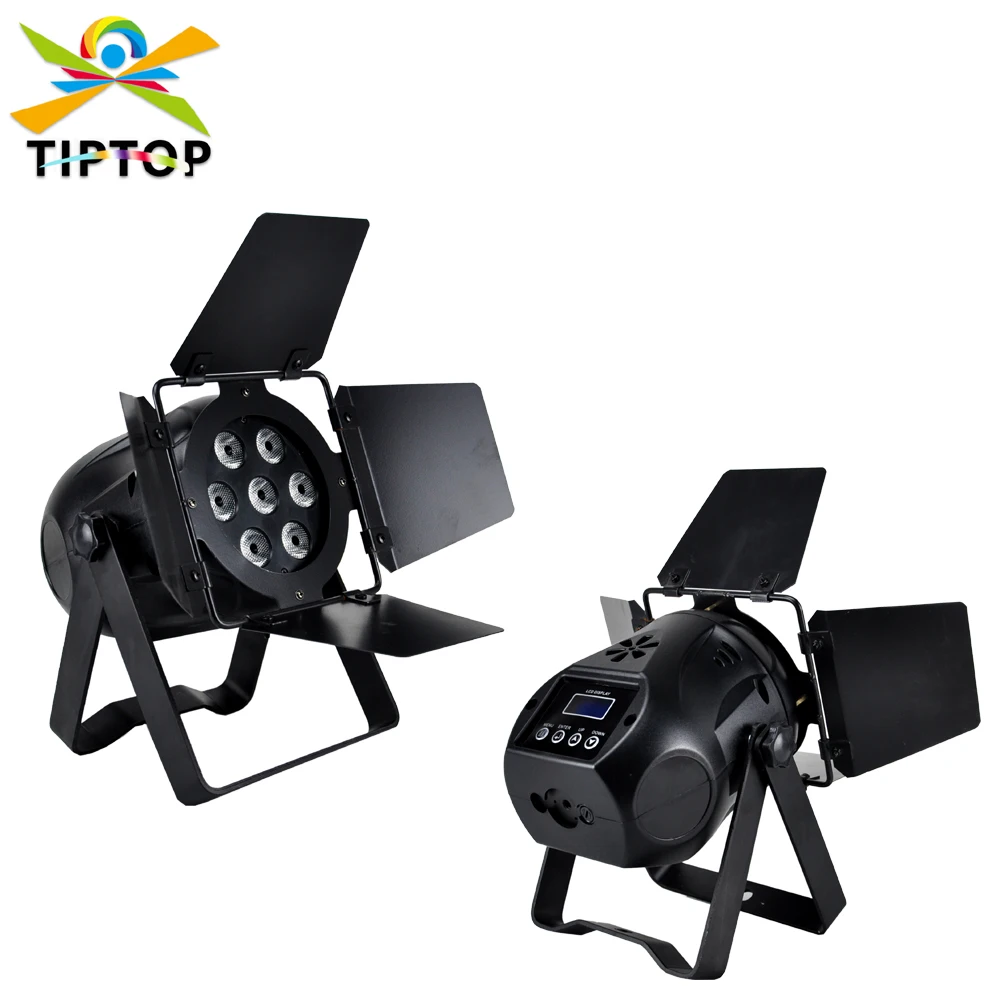 

TIPTOP 7x12W Plastic RGBW 4IN1 Color Led Par Light USA OEM Stage Lighting For Club Disco Led Lighting KTV Effect TP-P0712S