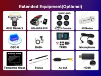 Para accesorios de reproductor multimedia de coche de navegación de pantalla Android opcionales