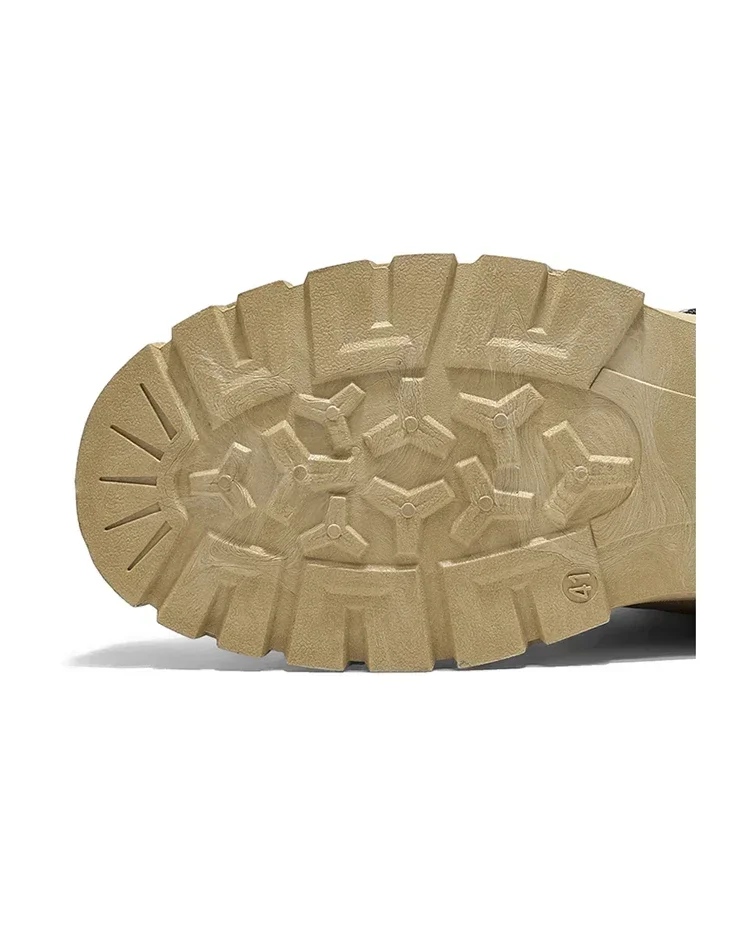 Herren Winterstiefel mit Plüschfutter, Schnürstiefel mit Drehverschluss, rutschfeste, strapazierfähige, warme Outdoor-Arbeitsstiefel – Detail 5