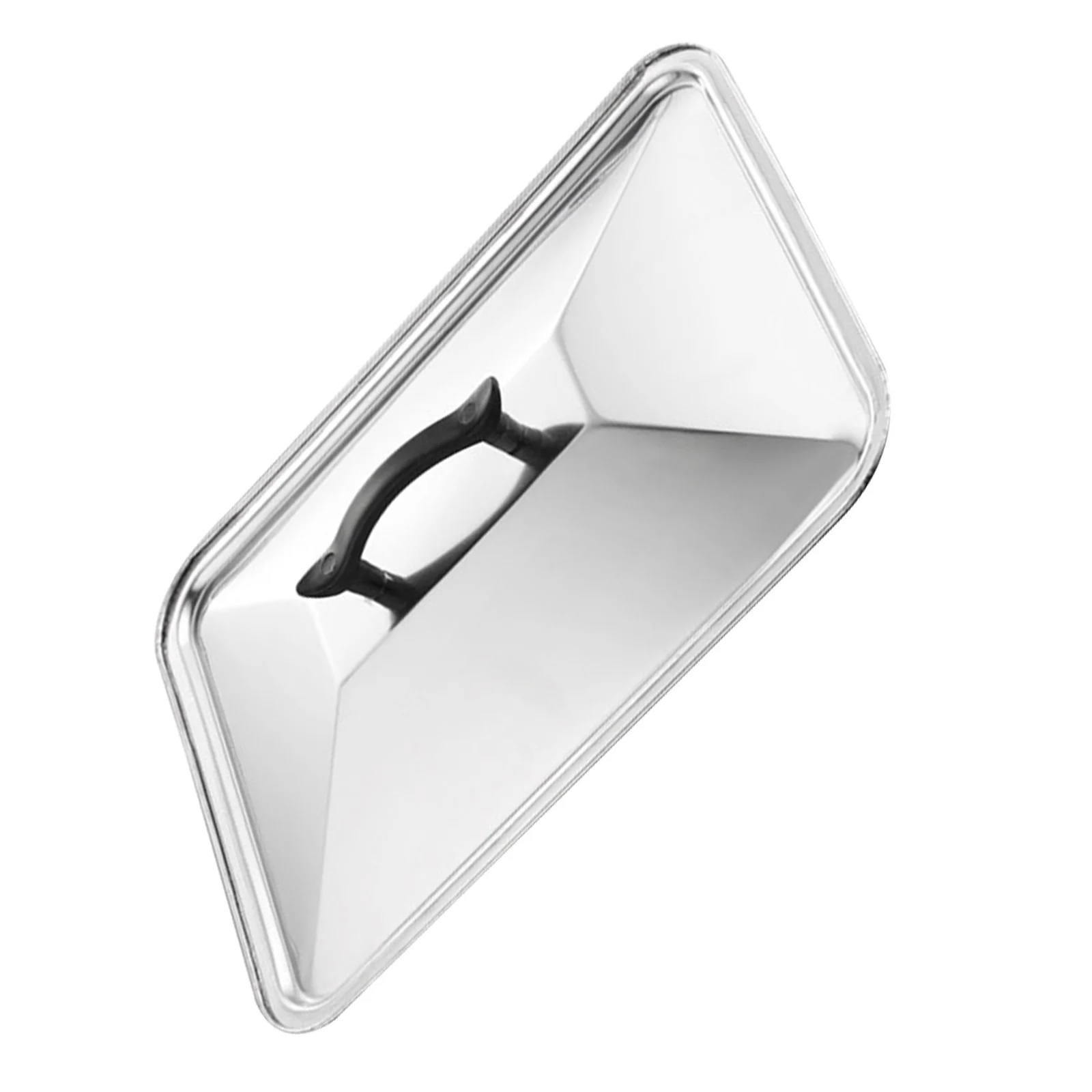 

Stainless Steel Pot Cover Square Lid 36x27cm Anti Oil Splashing Cooking Tool Kitchen Gadget Wok Protector Cookware Lid