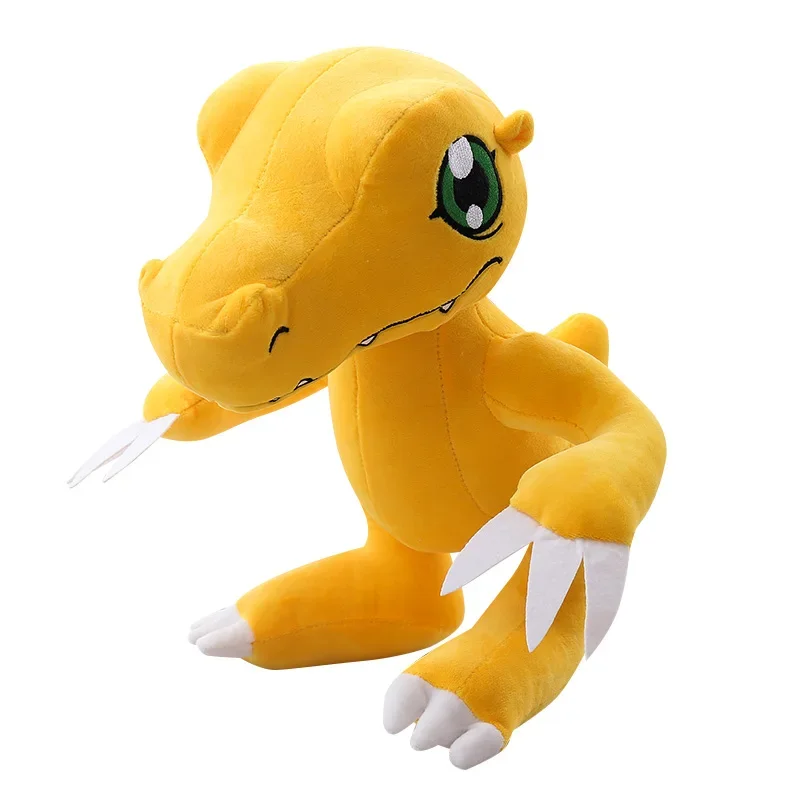 Anime Digimon Yellow Dinosaur Agumon Plush Doll Stuffed Toys 12