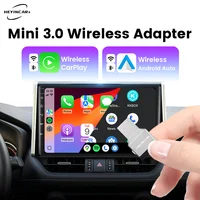 HEYINCAR Mini 3,0 inalámbrico CarPlay Android Auto adaptador USB Dongle lug Play Bluetooth 5,8 Wifi conexión automática para cable coche Carplay