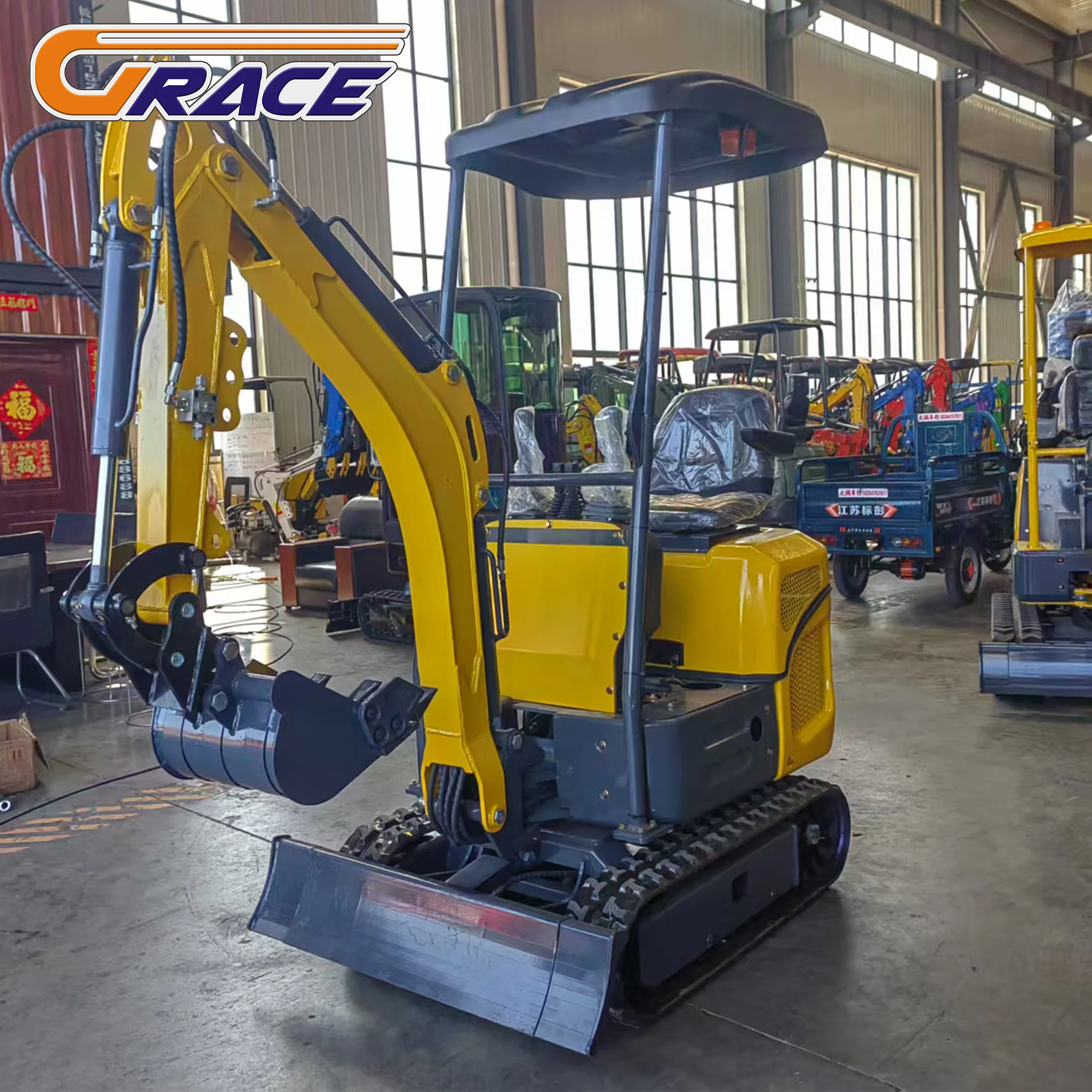 

Hot sale Kubota Engine Mini Excavator CE/EPA Garden Used Micro Mini Digger Excavators 1.8 Ton Mini Excavators