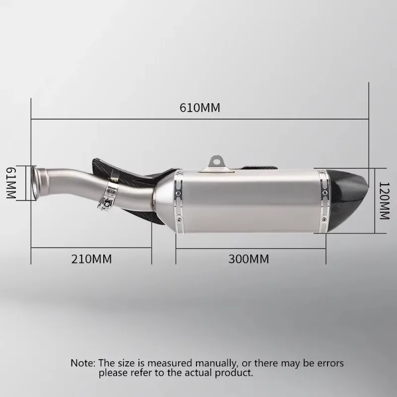 For Motorcycle Exhaust Pipe 800NK (2023-2024) EXHAUST SYSTEM Racing Line Original Position