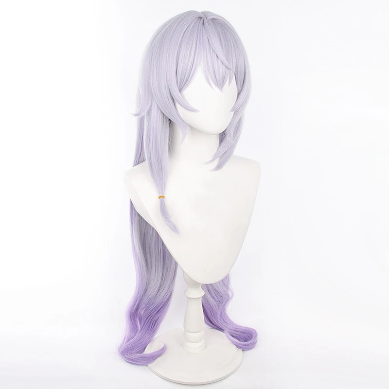 L-email wig Synthetic Hair Game Honkai Star Rail Black Swan Cosplay Wig 95cm Long Gradient Purple Cosplay Wig Heat Resistant Wig