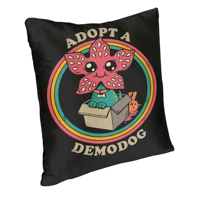 Stranger 80s Demogorgon Things Horror Tv Dustin Upside Down Throw Pillow Cover Home Decor Demogorgon Cushion Cover Pillowcase