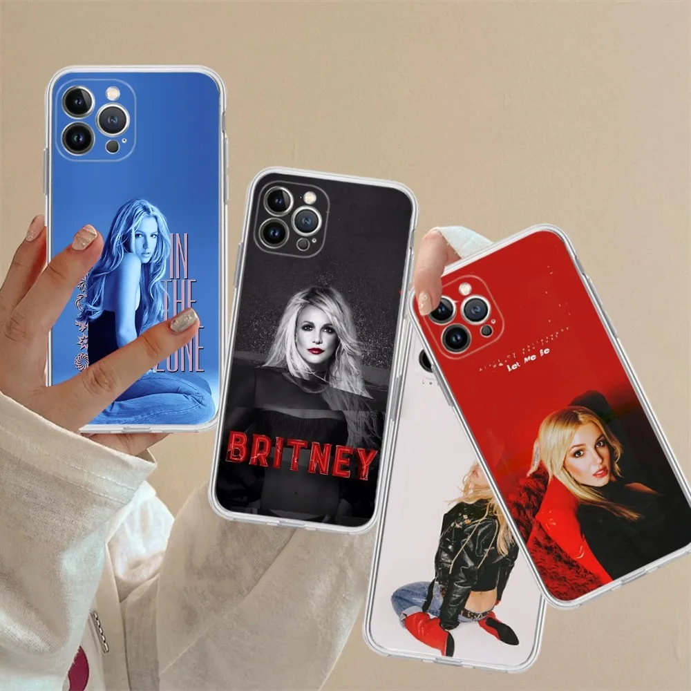 B-Britney S-Spears Phone Case For IPhone 16 15 8 7 6 6S Plus X SE XR XS 14 11 12 13 Mini Pro Max Mobile Case