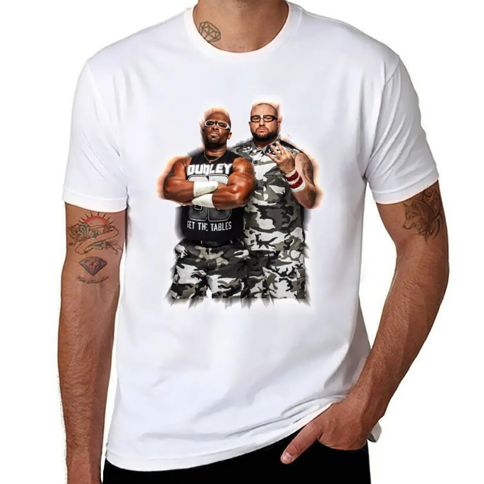 

DUDLEY BOYZ 11A T-Shirt Street Fashion Casual Tee Shirt