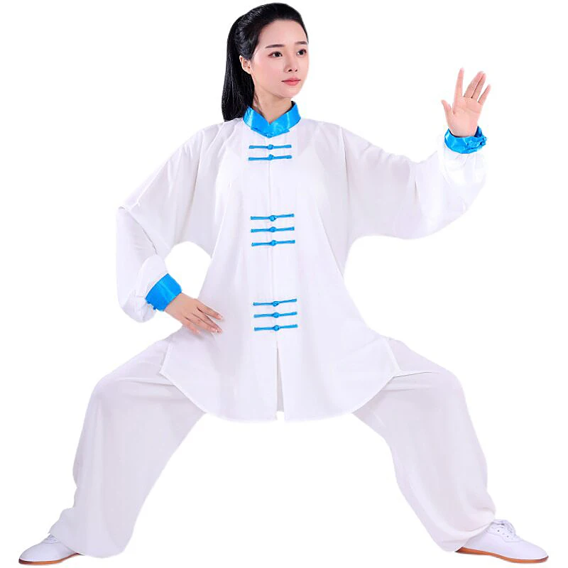 Women's Unisex Tai Chi Suit New Arrival Starlight Hemp Martial Arts Training & Performance Wear for Morning Exercise Group Stage