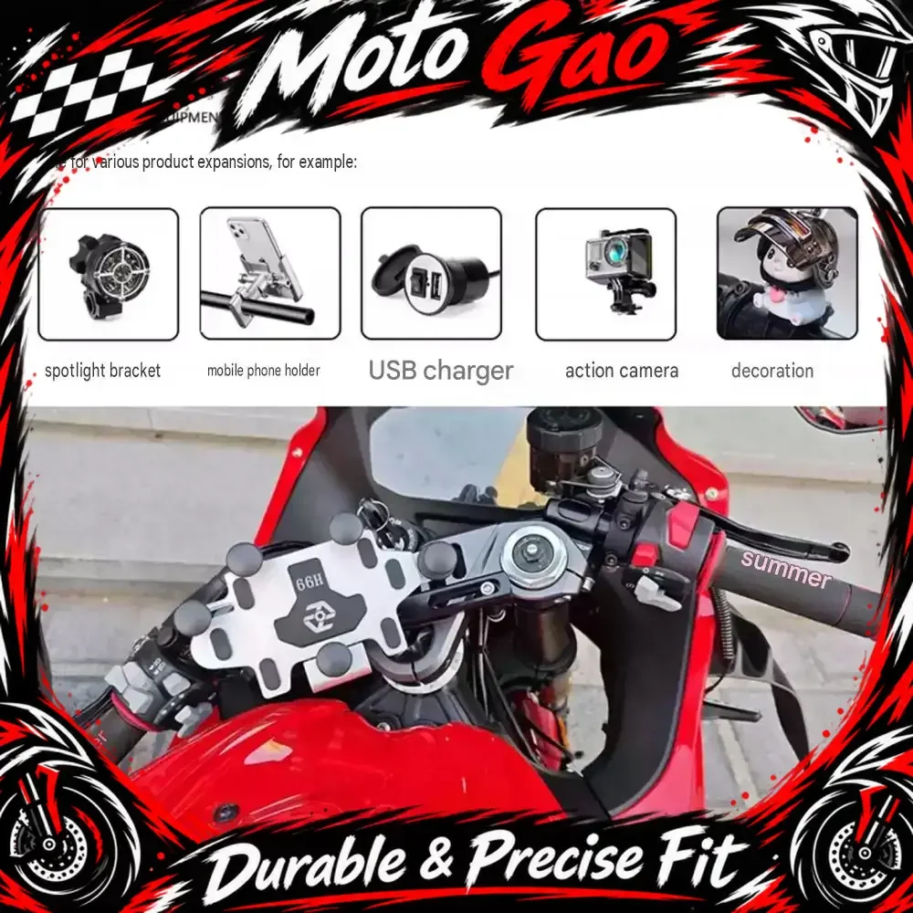 【Precise Fit】FOR QJMOTOR SRK800RR Modified Top Connector Phone Holder Navigation Extension Rod Extension Mount Accessories
