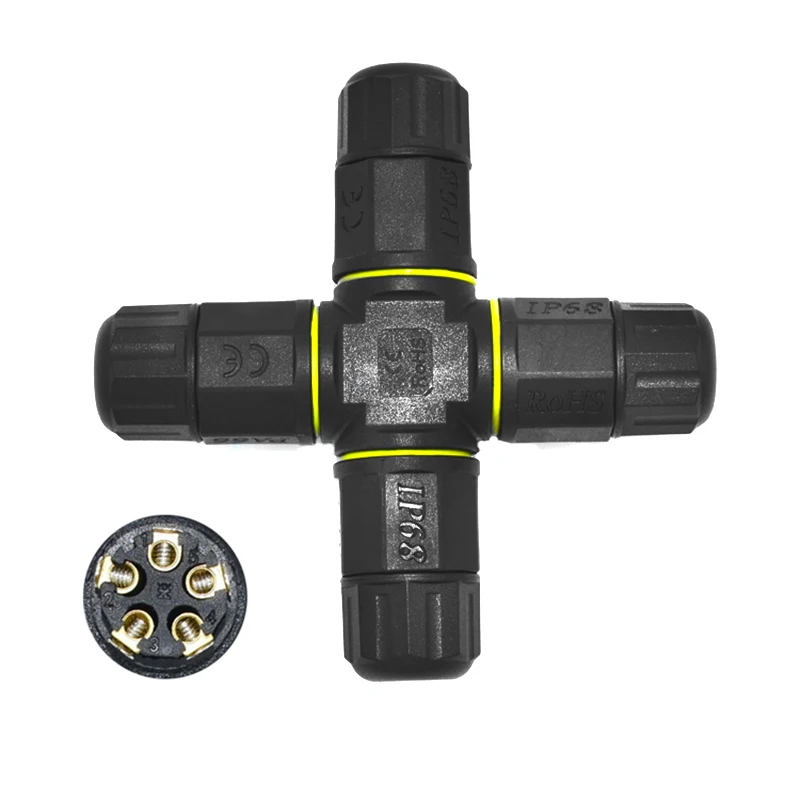 IP68 M20 2/3/4/5-pins schroefterminal waterdichte elektrische connector - maritieme apparatuur en bedrading van de aansluitdoos voor buiten