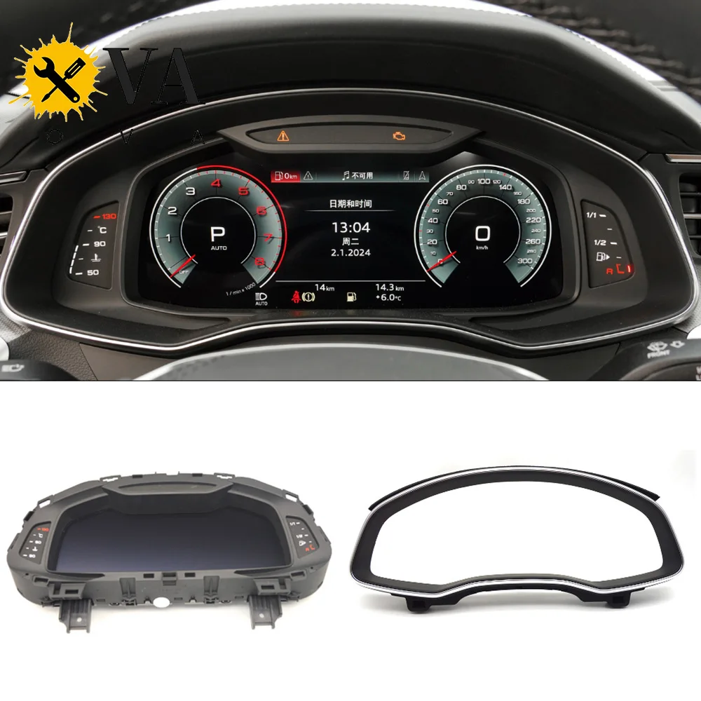 

4K0 920 790 B/C Original OEM Digital LCD Instrument Panel For Audi A6 RS6 C8 Q7 Q8 Upgrade 4K0920790B/C