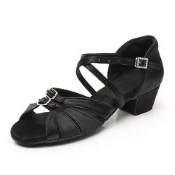 Meisje Ballroom Latin Dansschoenen Snearker Dames Tango Jazz Dansschoenen Salsa Sandaal Groothandel Dansschoenen voor Meisjes Lage hak