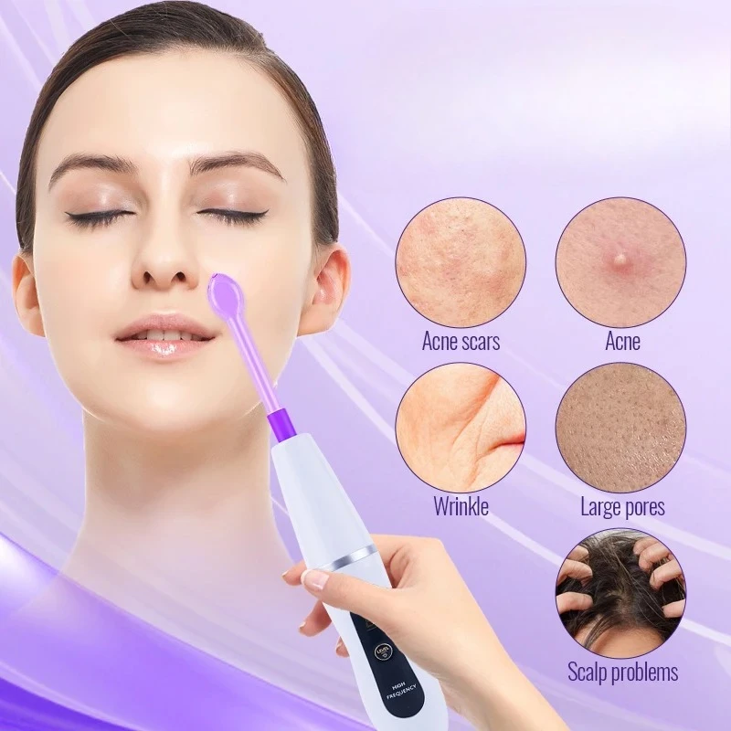 High frequency electrotherapy instrument high frequency Electrotherapy Skin Care Facial Spa Tightening Spot Wrinkles Remover