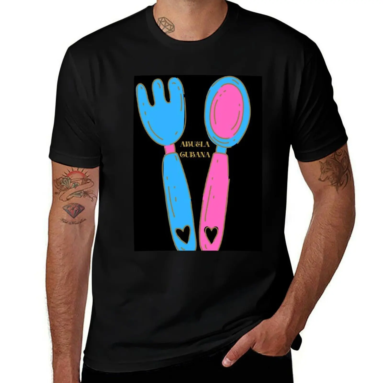 

Baby shower abuela cubana T-Shirt funny shirt cotton clothes Aesthetic clothing Men's cotton t-shirt