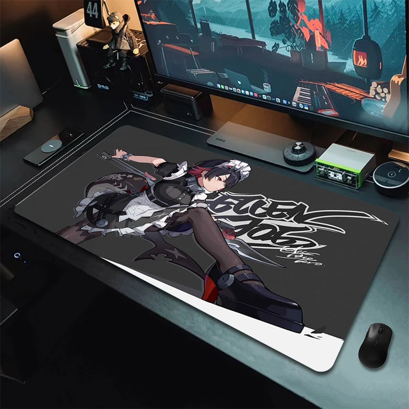 Zenless Zone Zero Mouse Pad 900x400mm Gamer Professional Computer Gaming Mousepad Game Rubber Mouse Mat Office HD Print Desk Mat