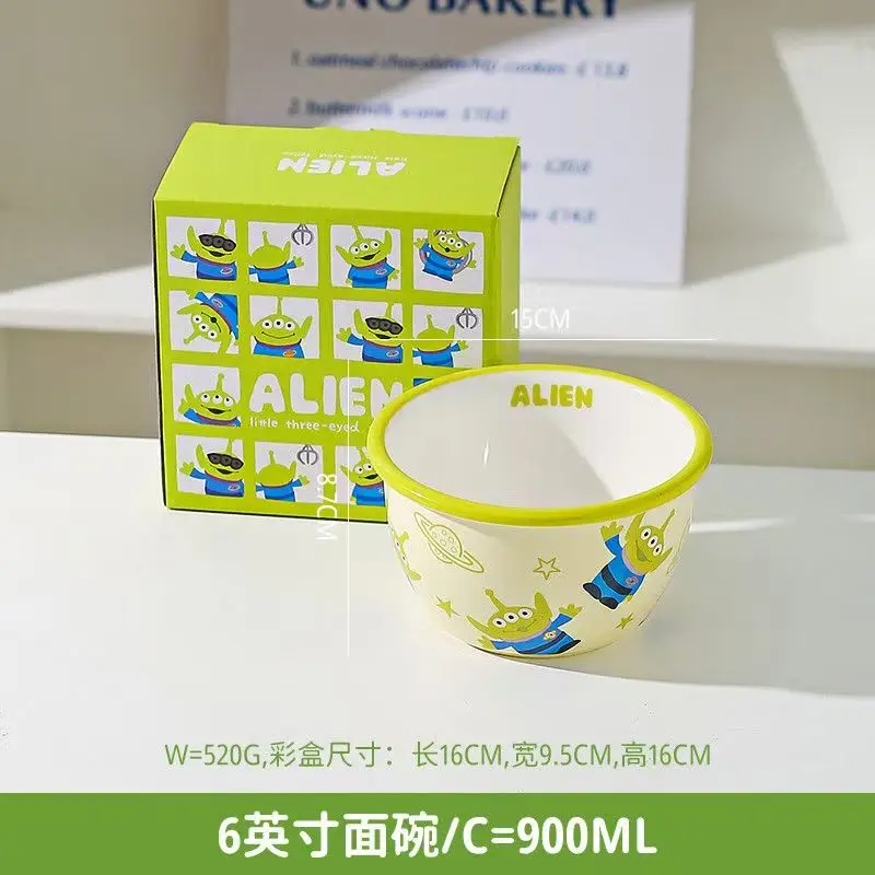 Disney Alien cartoon simpatico anime stoviglie creative personalizzate colori freschi per la cucina di casa ciotole in ceramica piatti tazze regalo