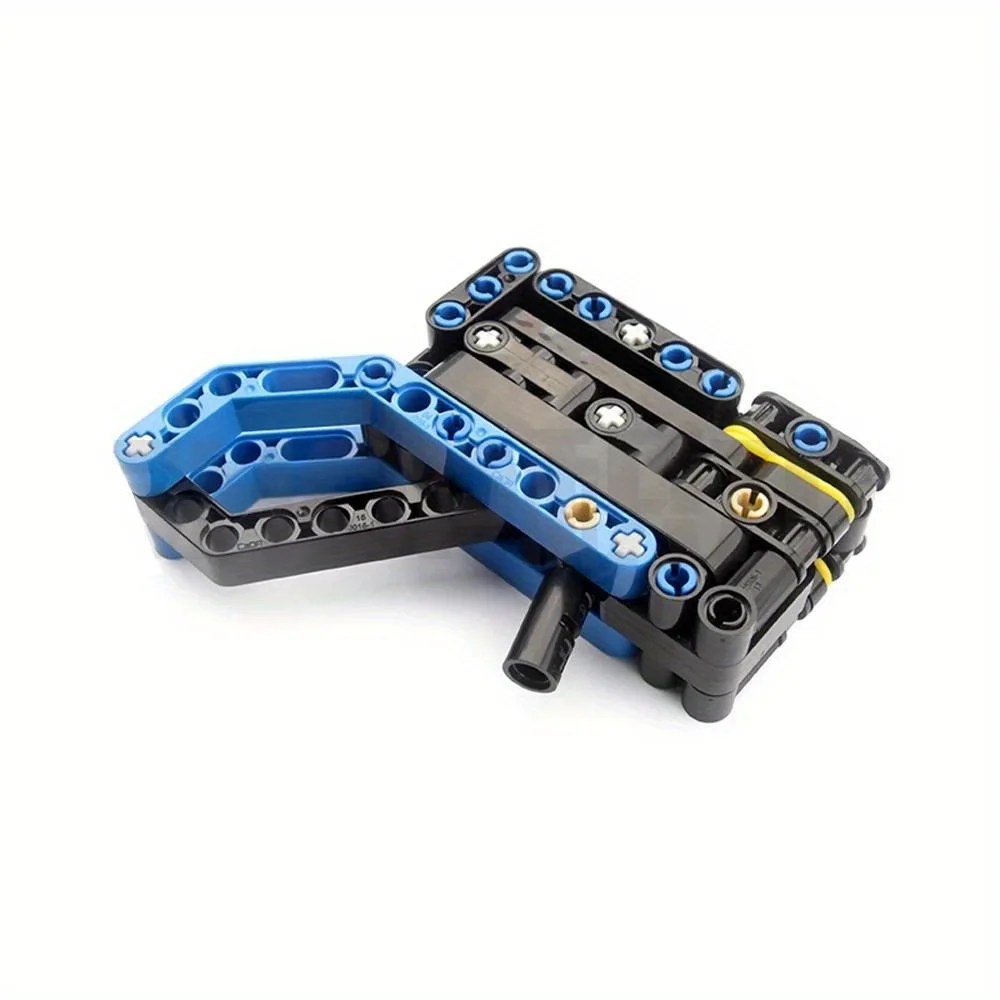 Modèle de pistolet à assembler technique, Mini blocs de construction, pièces d'éjecteur, jeu de pistolet avec balles de tir, jouets de bricolage, briques MOC, cadeaux pour enfants