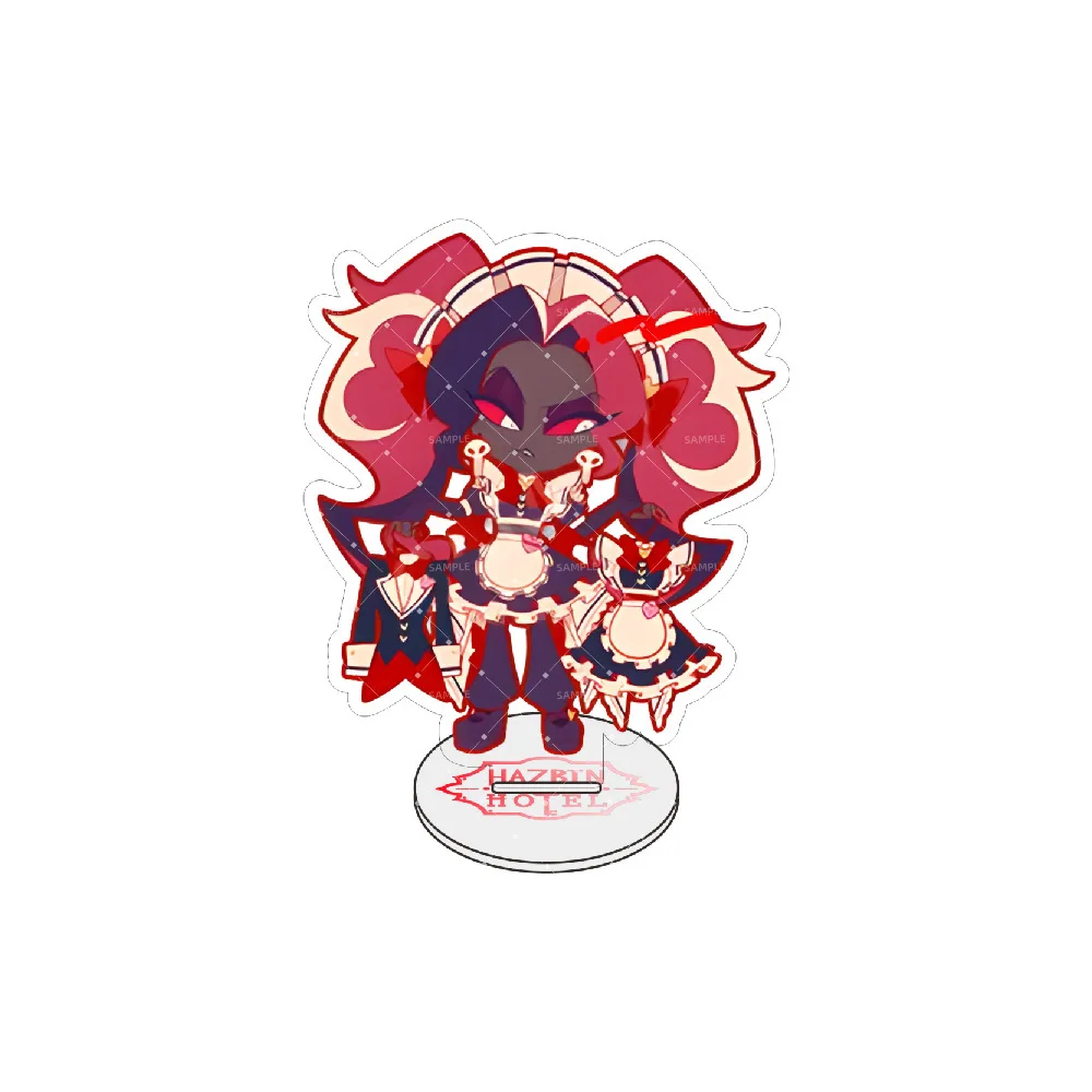 Hazbin Hotel Anime Figur Acryl Stand Alastor Charlie Morningstar Vaggie Engel Staubschale Niffty Spiel Fans Geschenk Ornamente – Detail 10