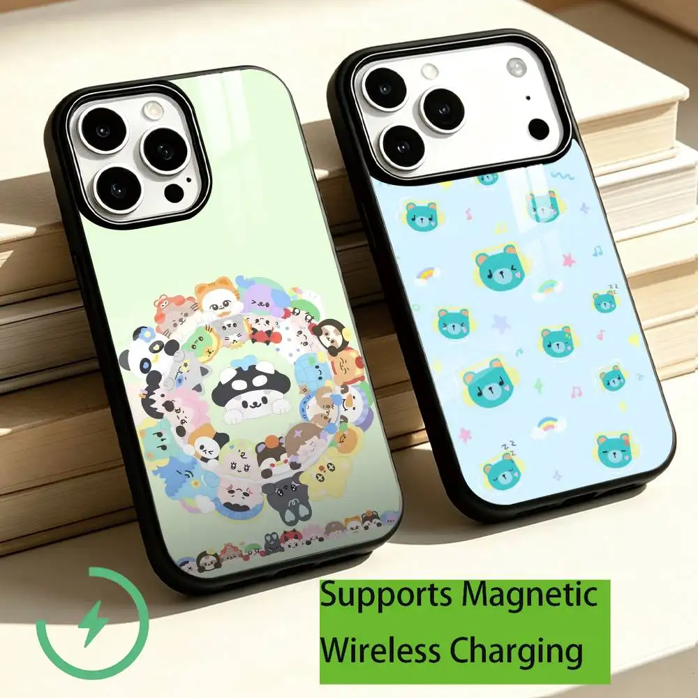 Cartoon Mascot GMMTV Phone Case For iPhone18,17,16,15,14,13,12,11 Plus,Pro Allows magnetic wireless charging Gift