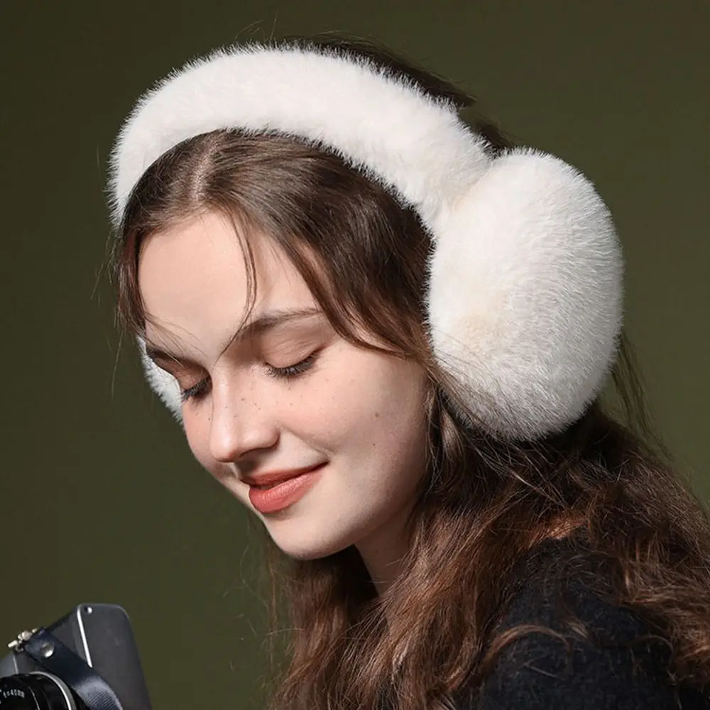 Fashion Faux Rabbit Fur Winter Ear Muffs Fluffy Soft Soft Earmuffs Winter Accessories for Women & Men