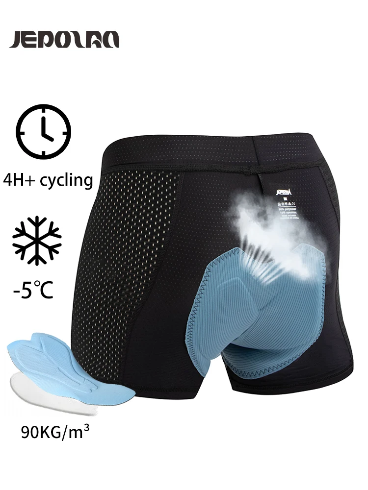 AliExpress jepozra Breathable Cycling Shorts Cycling Underwear High density sponge  Shockproof Bicycle Underpant MTB Road Bike Underwear Man Shorts