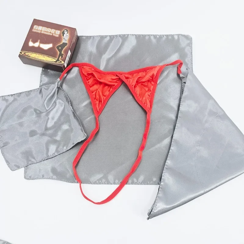 Baffling Bra Silk Scarf Underwear Brassiere Magic Tricks Scarf Silk To Panty Stage Props Accessories Gimmick Comedy Funny Toys