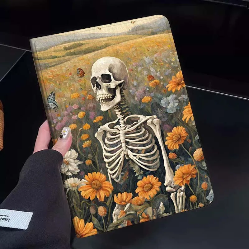 

Skeleton Flower Field Butterfly Tablet Case For Huawei Honor MatePad MediaPad Air 5 6 7 11 V6 V7 V8 V9 X9 X8 T10 T10s C5e T5