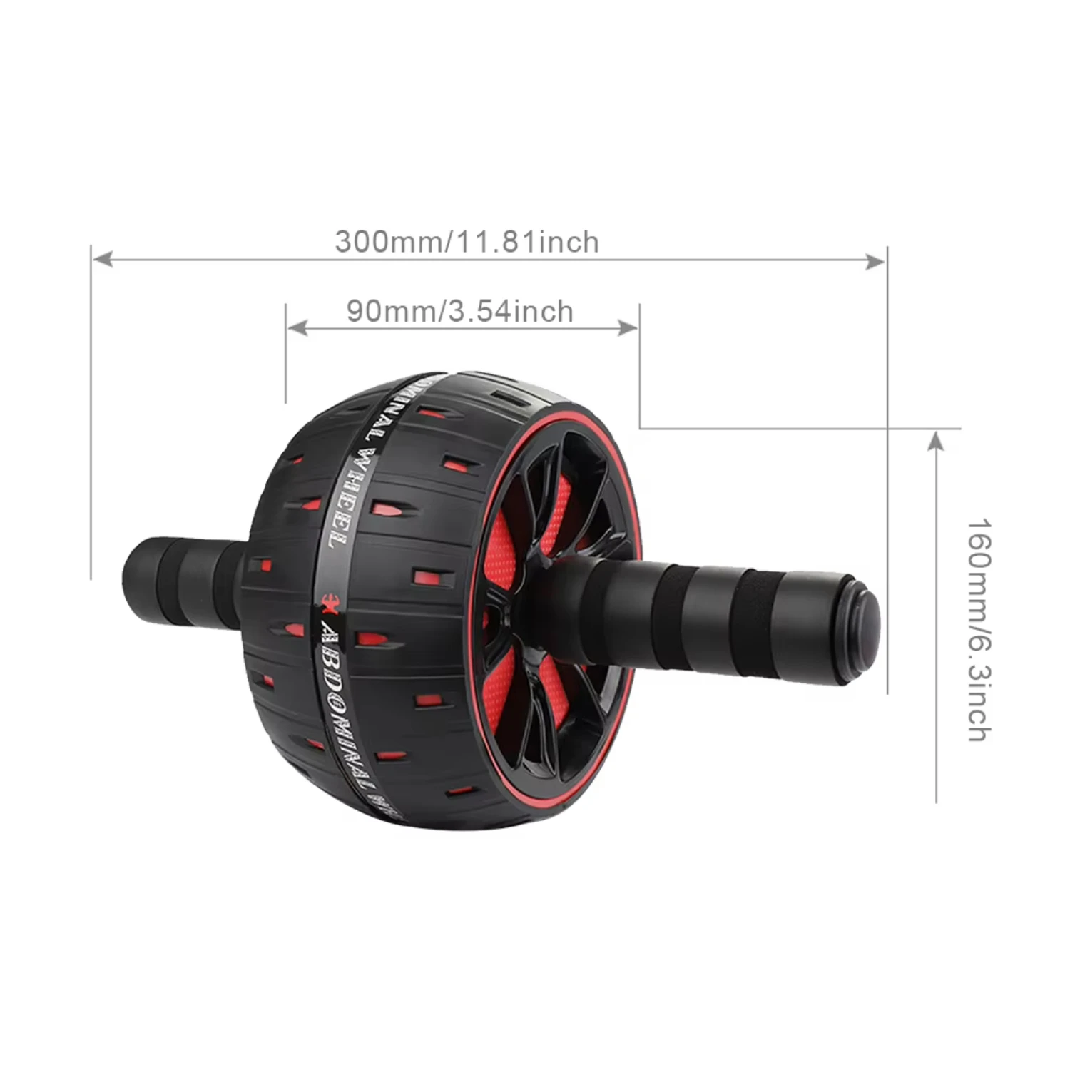 Abs Workout Ab Roller Noise Wheel Oefenapparatuur Buikwiel Roller Gymnastiekwiel Fitness Gym Krachttraining