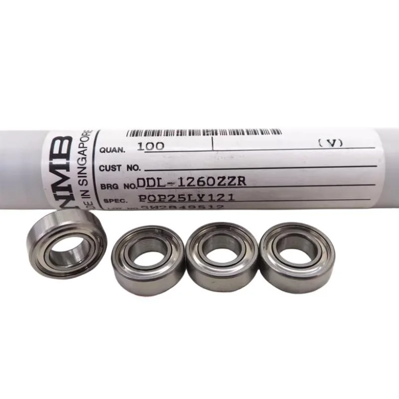 10pcs/50pcs original NMB stainless steel bearing DDL-1260ZZ 6*12*4mm SMR126ZZ precision miniature ball bearings 1260 6x12x4 mm