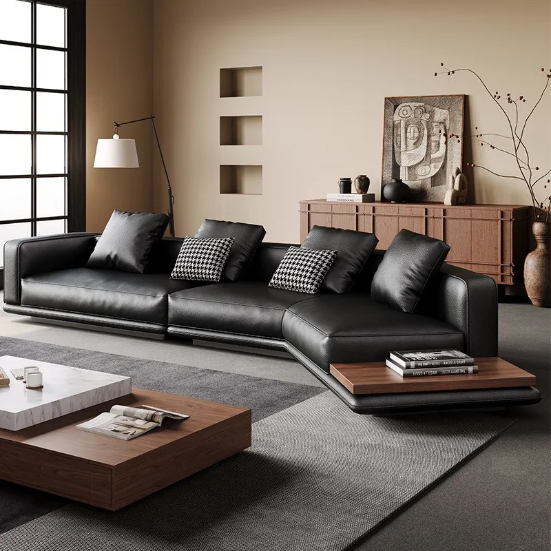 Horizon sofa, Italian minimalist big concubine corner living room large apartment special-shaped arc designer