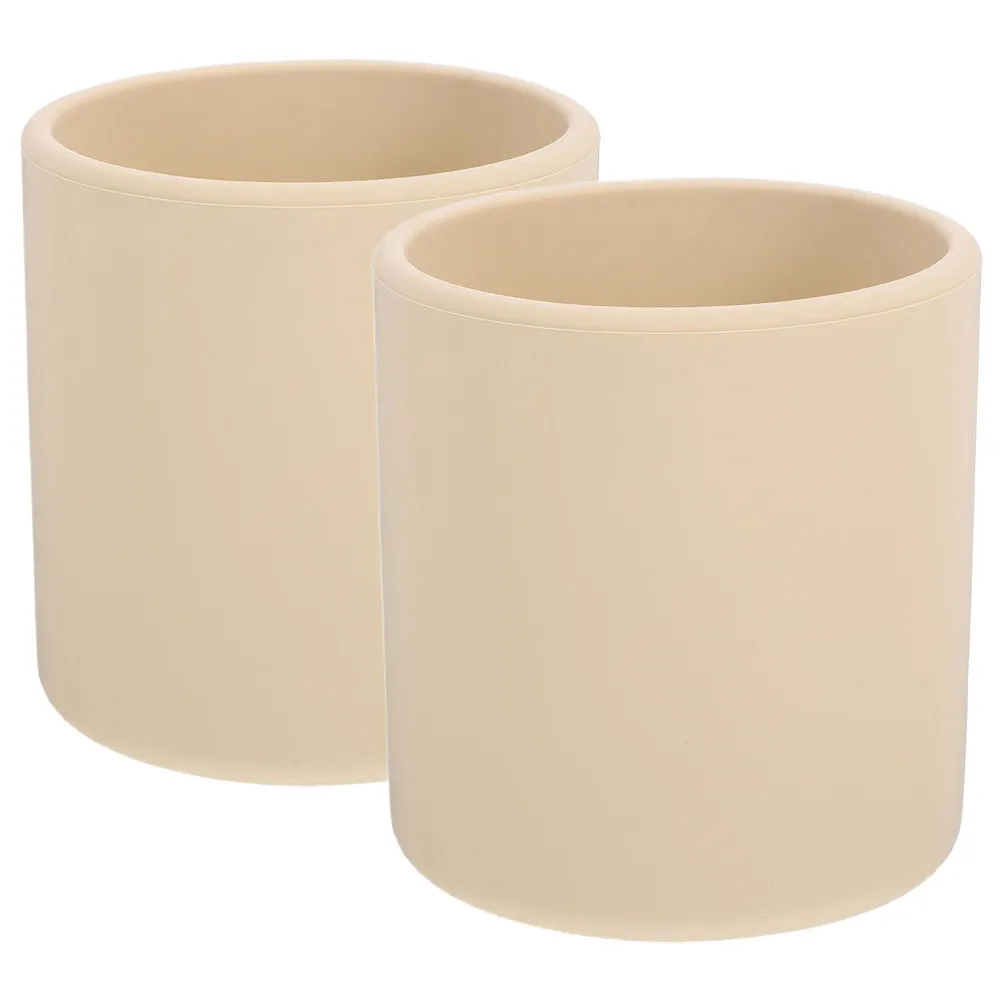 

Набор из 2 силиконовых детских чашек для малышей 1-3 лет: мягкие поильники с носиком, легкие, портативные, для ежедневного использования