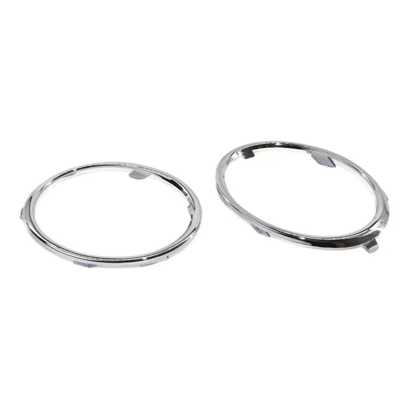 Dependable-Chrome Car Front Fog Light Rings Trim Cover For A4 B8 2009-2012 Accessories