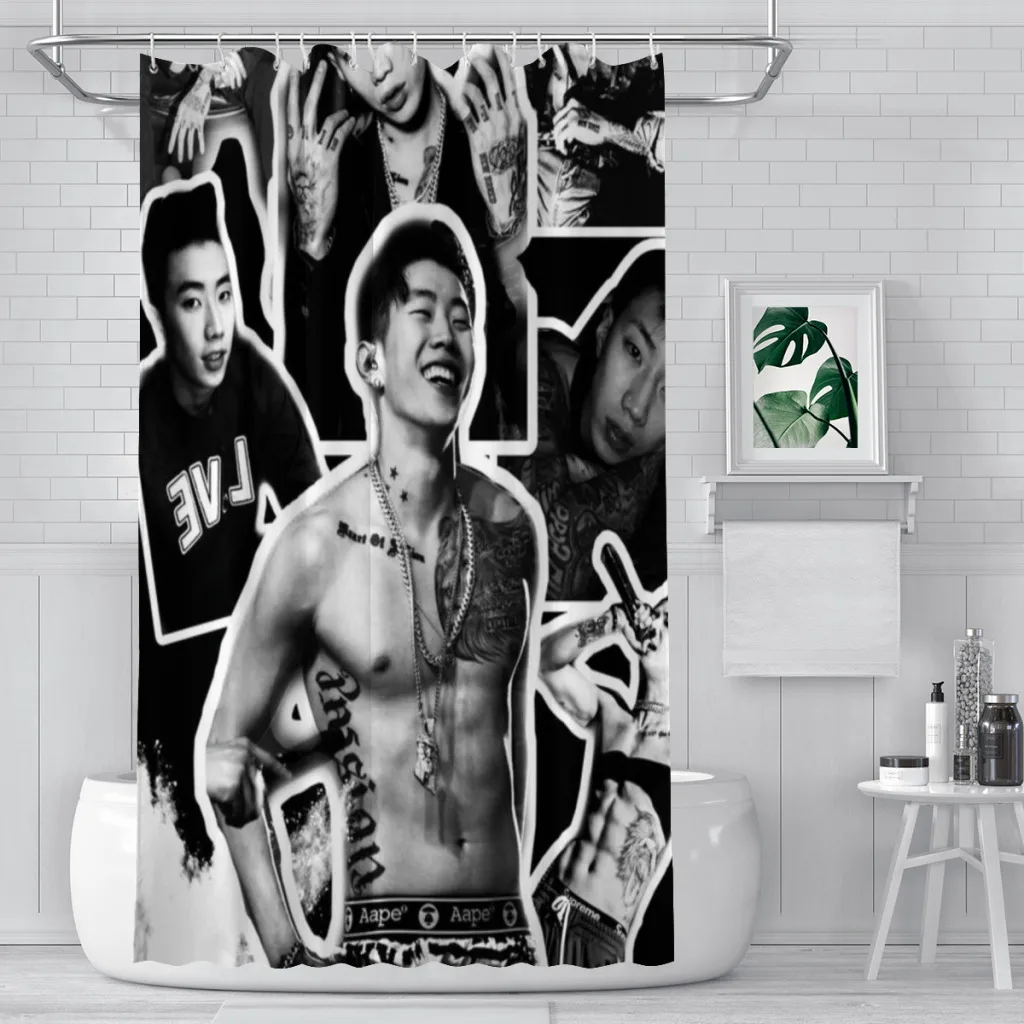 

Jay-Park-jp Shower Curtain for Bathroom Aesthetic Room Decoration