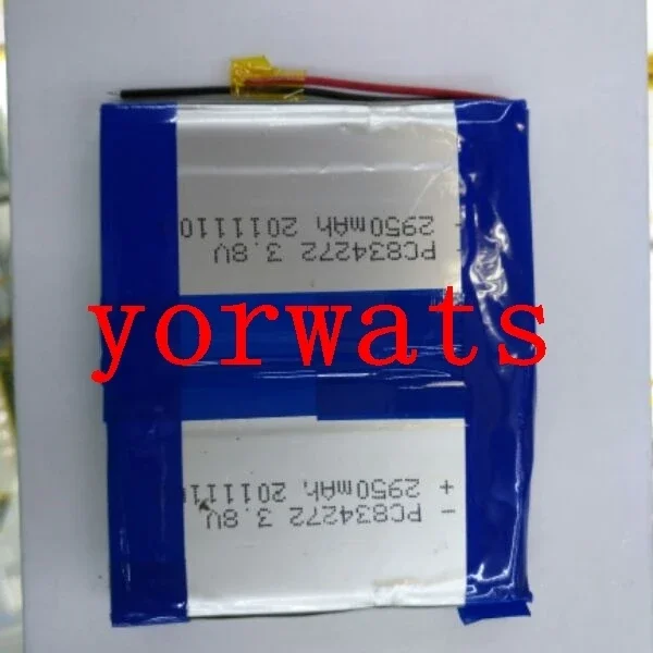 Новый горячий литий-ионный аккумулятор 3,7 В, полимерная литиевая батарея 834272   3,8 В прямые продажи зарядки планшетного ПК большой емкости tr