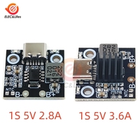 5V 2.8/3.6A Charge Discharge Module 18650 Lithium Battery Charging Boost Power Board Step-up Charge Protection Module Type-C USB