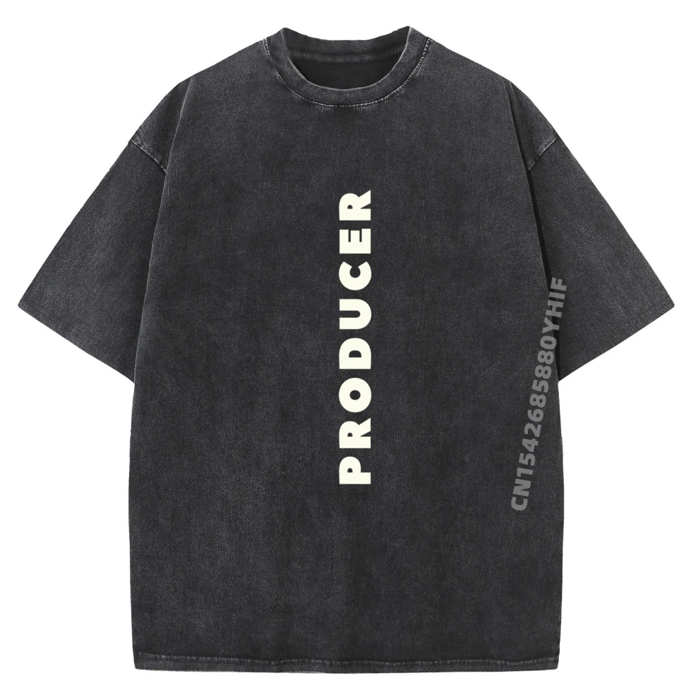 

Мужские топы, футболки с рисунком, производитель кино или музыкального производства, повседневные футболки, стираные топы в стиле ретро, классические