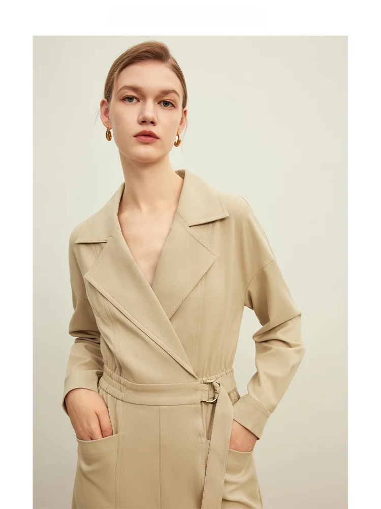 Kombinezon Ele Suit, spodnie z wysokim stanem, poliester, proste nogawki, regularny krój, cienkie, zimowe, nowość