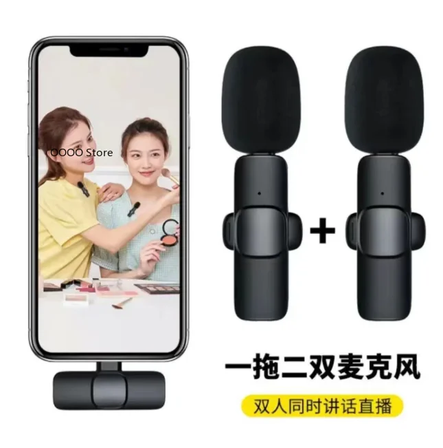 Micrófono de solapa inalámbrico mini portátil para transmisiones en vivo, gaming y grabación de audio y video 3