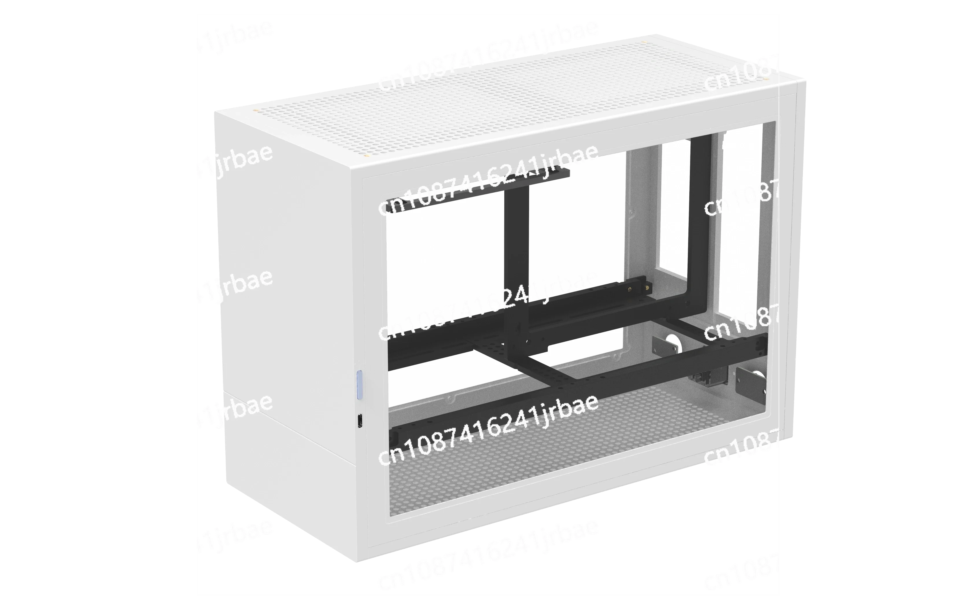 

Шасси T1, 9-литровый корпус из алюминиевого сплава с ЧПУ ITX A4, обращенный к обратной стороне, с воздушным охлаждением
