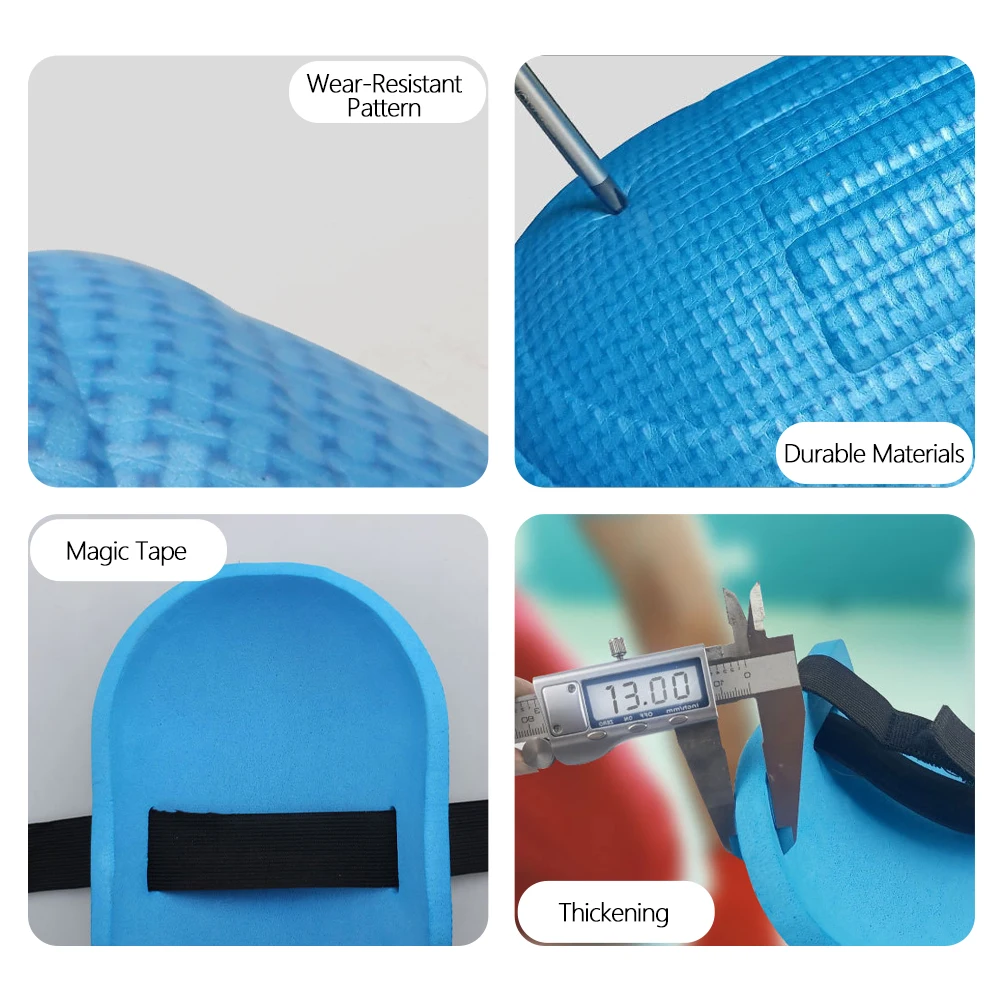 Rodilleras de espuma EVA para limpieza del hogar, resistentes al desgaste, ligeras, para jardinería, suaves, impermeables, colores surtidos, 4 pares