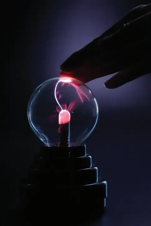 Cativante Mini 3 Magic Touch Plasma Ball-Lámpara relámpago de esfera de vidrio alimentada por USB, perfecta para fiestas, decoraciones únicas para el hogar