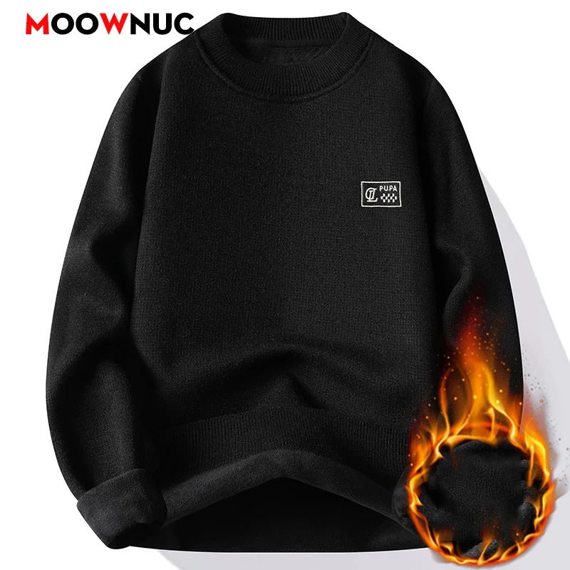 

Man Clothes Sweater for Men Men's Clothing Men's Sweat-shirt Knit Autumn Streetwear Male Pullovers Hombre Warm Solid Spring