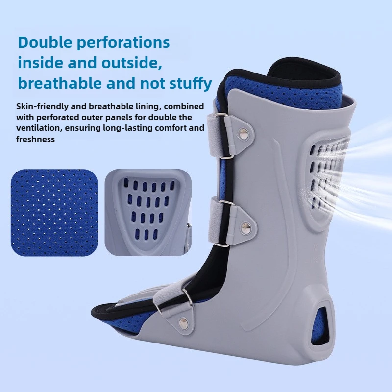 Foot Drop Ankle Brace Ankle Joint Varus Valgus Corrector Breathable Calf Ankle Support Brace for Foot Fracture Injury Stabilizer