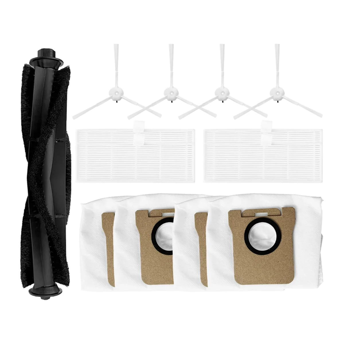 A01M لـ Ultenic T10 Pro فرشاة جانبية رئيسية فلتر Hepa كيس لجميع الغبار ملحقات قطع الغيار البديلة