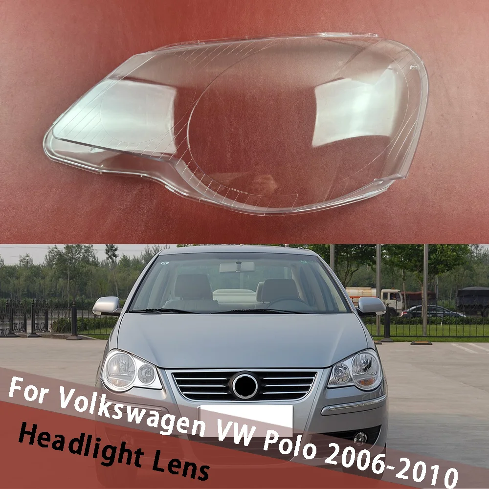 

For Volkswagen VW Polo 2006 2007 2008 2009 2010 Headlight Housing Shell Headlamp Cover Lamp Shade Lampshade Lens Plexiglass