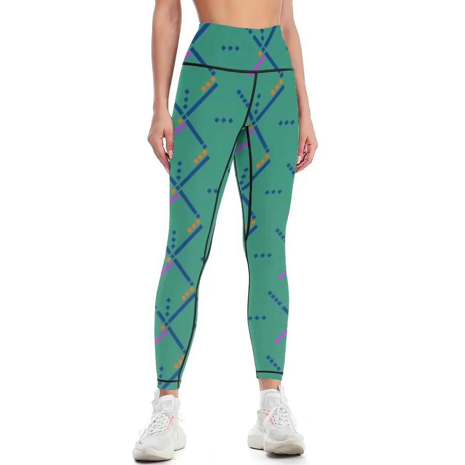 PDX Portland Airport Carpet Leggings Women's push up high waist gym womans flared Womens Leggings