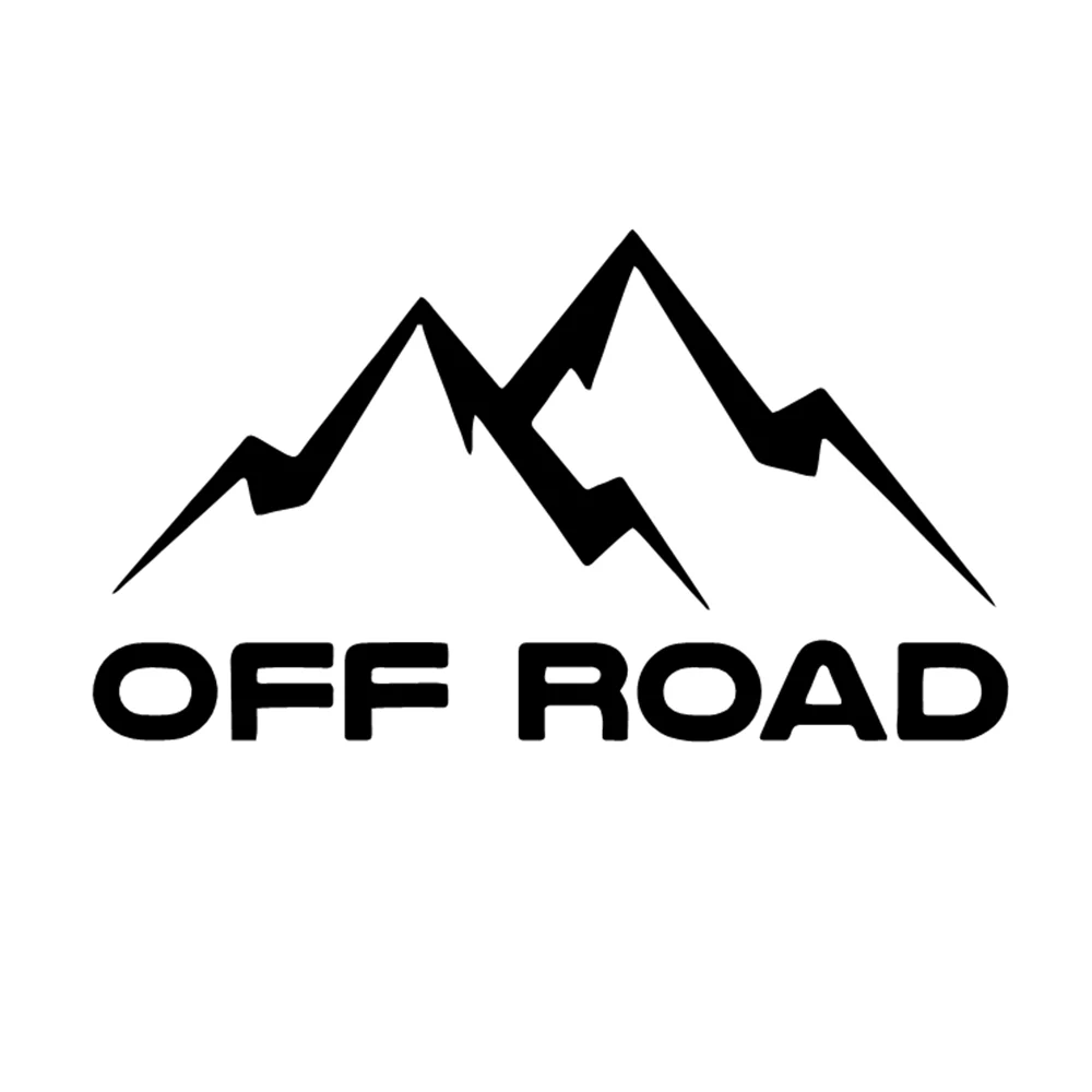 

Off Road Mountain Vinyl Car Sticker Waterproof UV Resistant for SUV Truck Body Bumper Window Universal Fit Adventure Theme