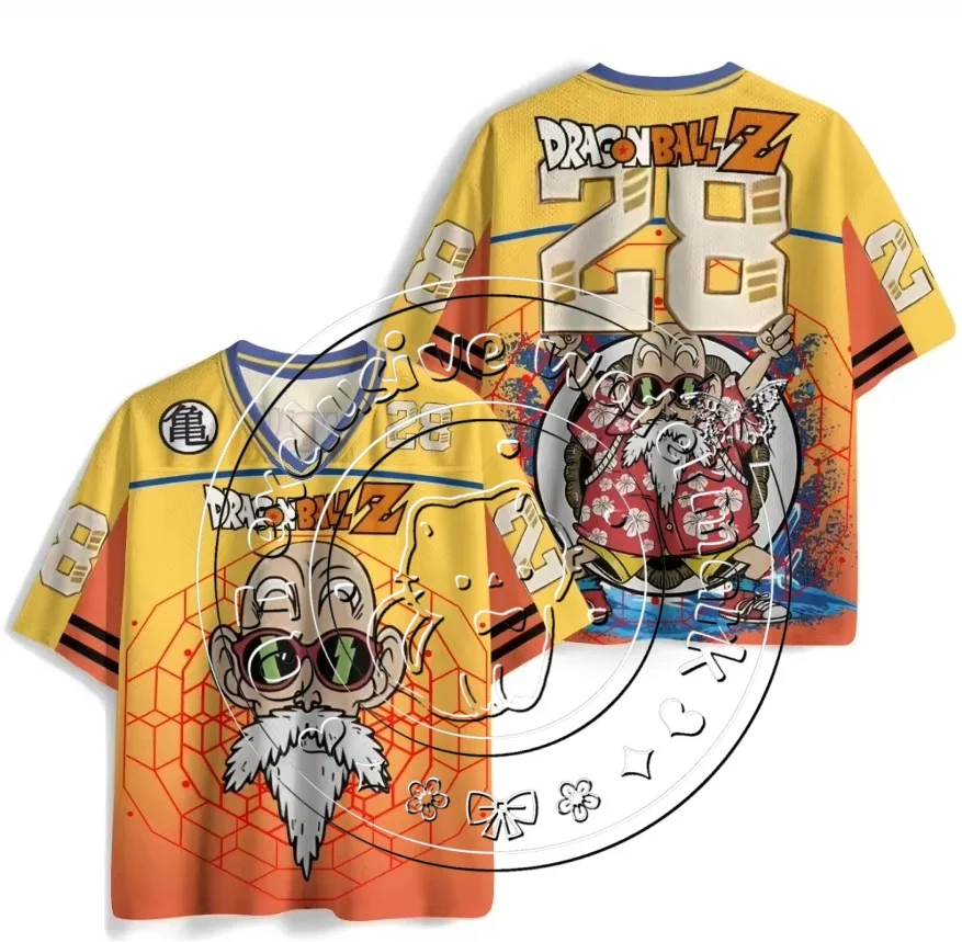 Summer Dragon Ball Super Goku Black White Manga V Neck 3D Print Quick Dry Unisex Football Basketball Sports Short Sleeve Tee