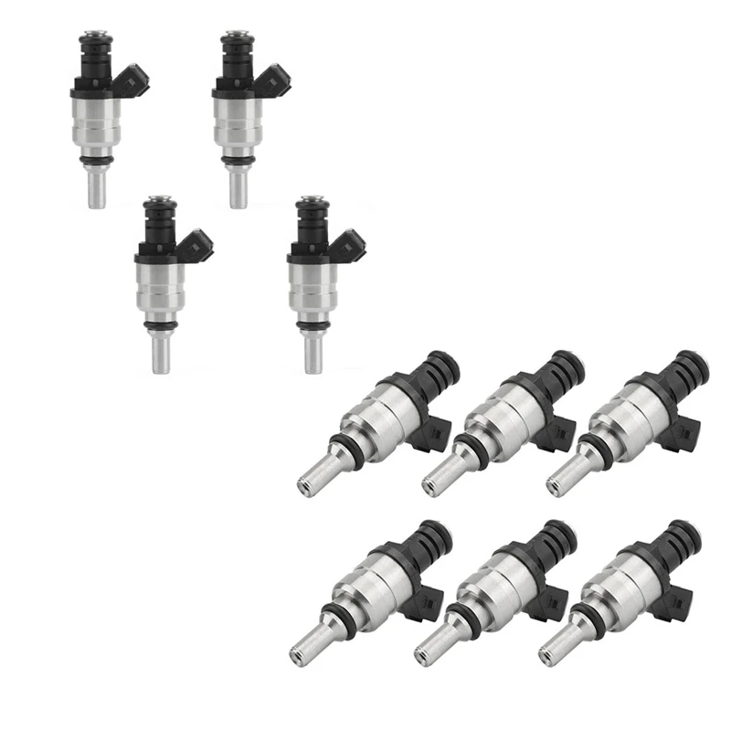 4Pcs Fuel Injector Nozzle 1427240 For BMW E46 E39 X3 Z3 Z4 3 5 Siemens Deka Flow Matched Engine 2.5L 13537546244 1439800 Parts